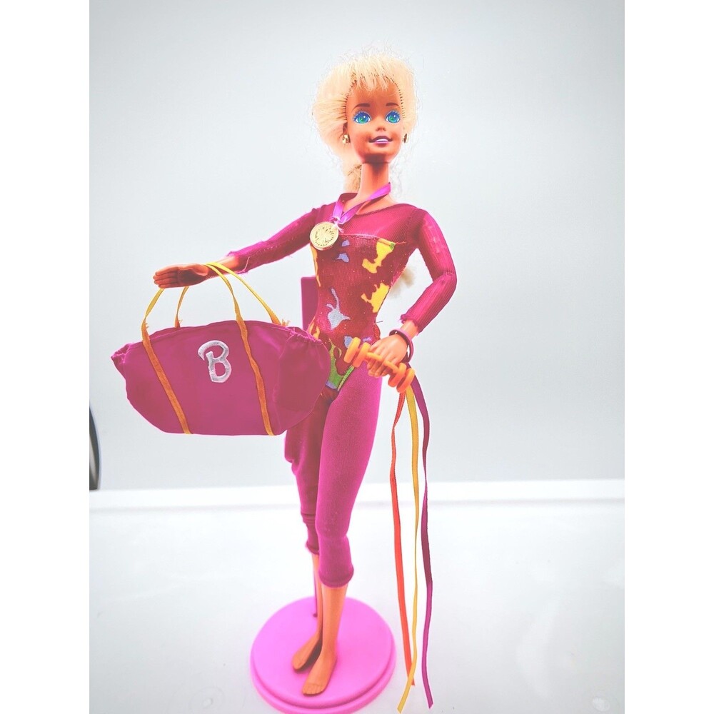 Barbie 1993 Gymnast Bend & Move Articulated Gymnastics #12127 VTG